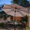 Flash Furniture Montego 9 FT Round Umbrella with 32 Solar LED Lights and Crank and Tilt Functionality in Tan GM-WL-U22002B-TAN-GG - alternate 5